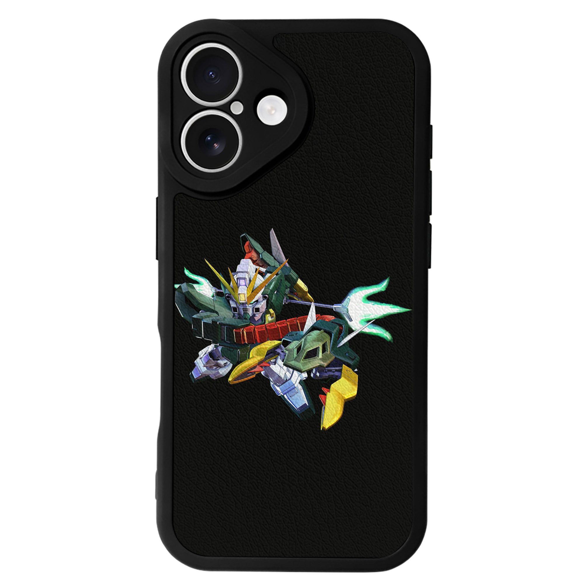（画像用） 機動戦士ガンダム Mobile Suit Gundam 【iPhone 16シリーズ対応】シリコンスマホケース（レザー調） 材質：シリコン